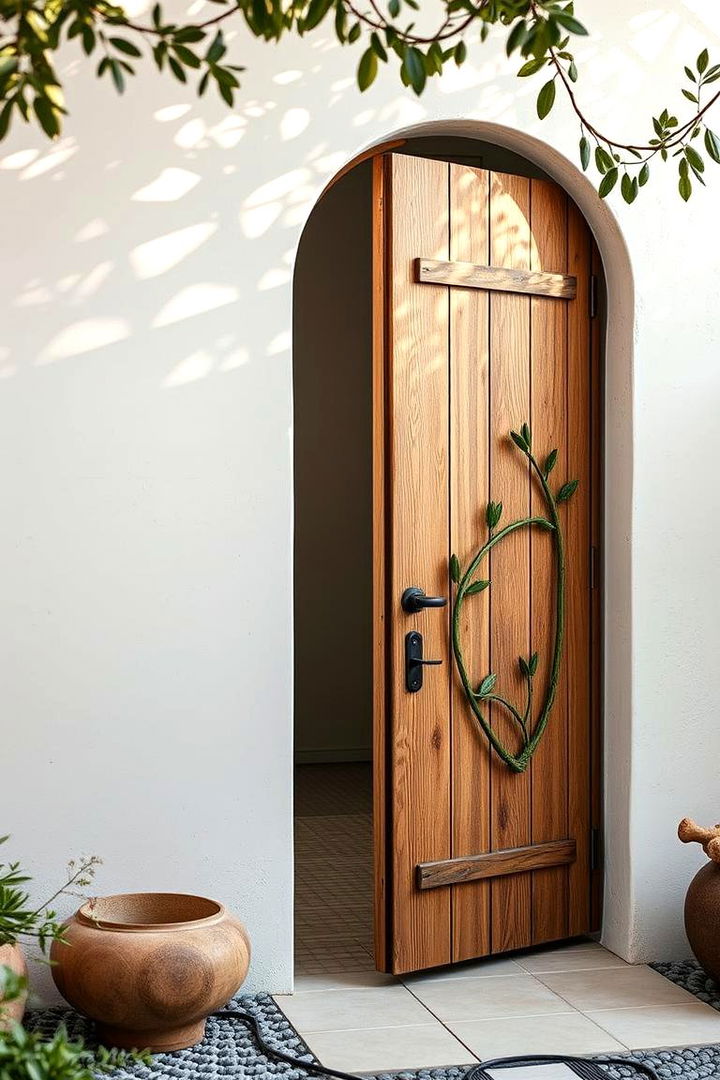 Eco Friendly Design with Sustainable Olive Finishes - 22 Olive Green Front Door Ideas