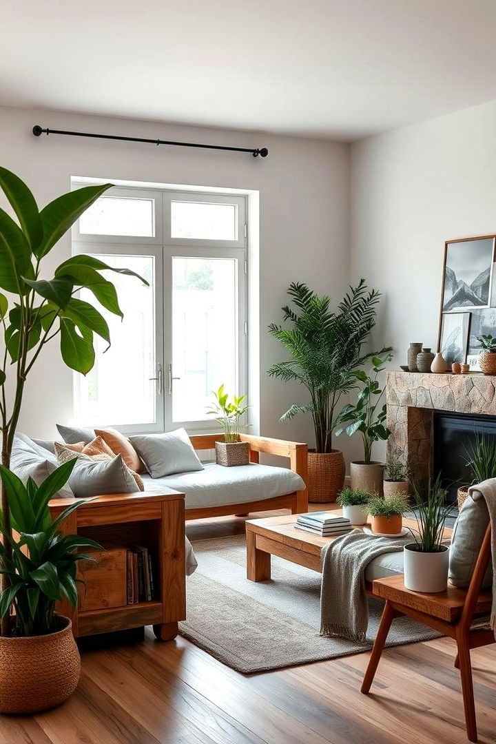 Eco Friendly Elegance Sustainable Green Designs with Grey Tones - 22 Green and Grey Living Room Ideas
