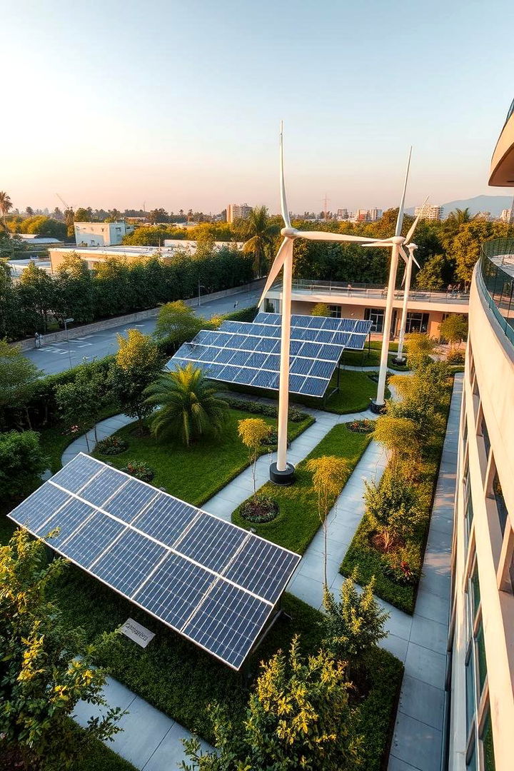Eco Friendly Energy Solutions - 22 AI Landscape Design Ideas