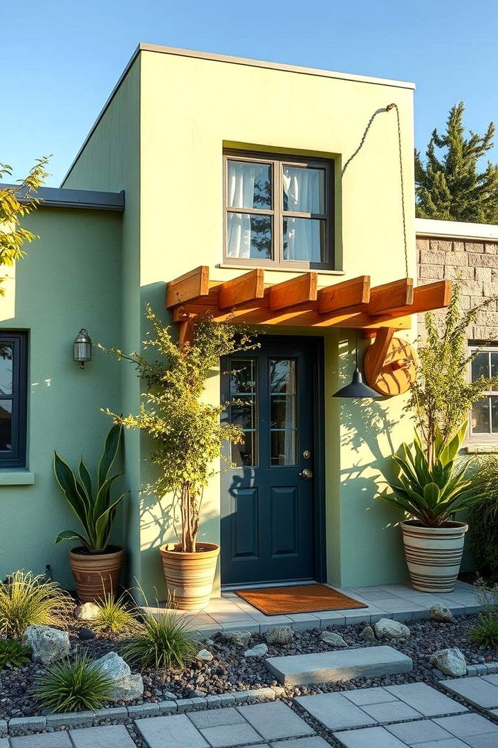 Eco Friendly Facade Design - 22 Light Green House Exterior Ideas