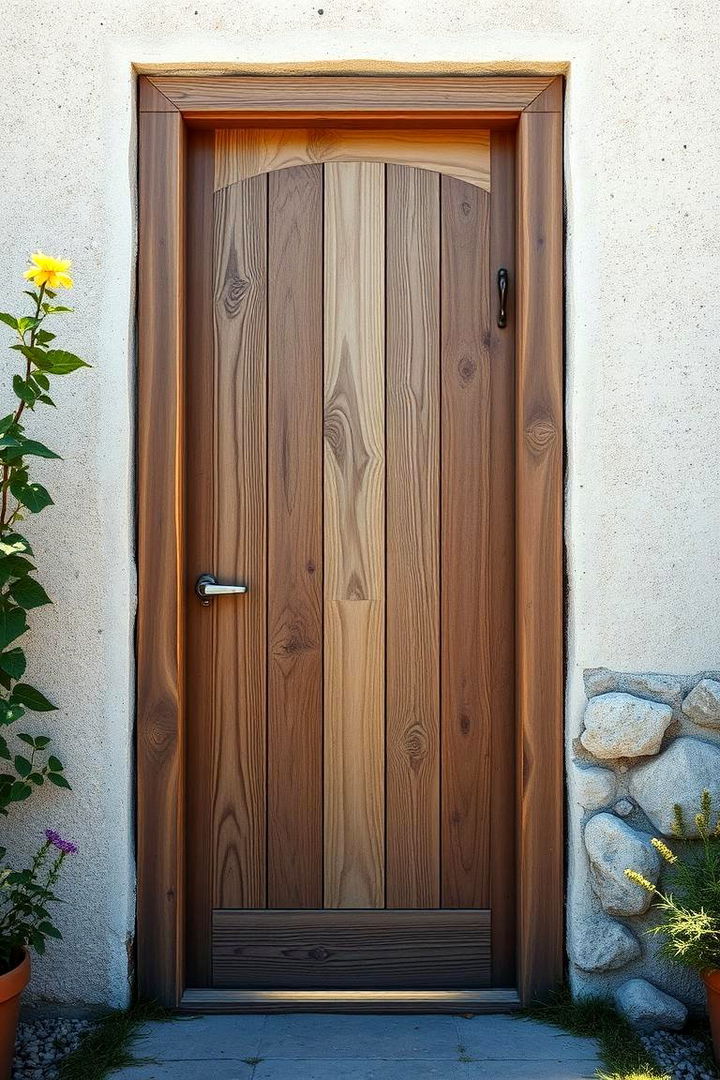 Eco Friendly Finishes - 22 Colonial Front Door Ideas