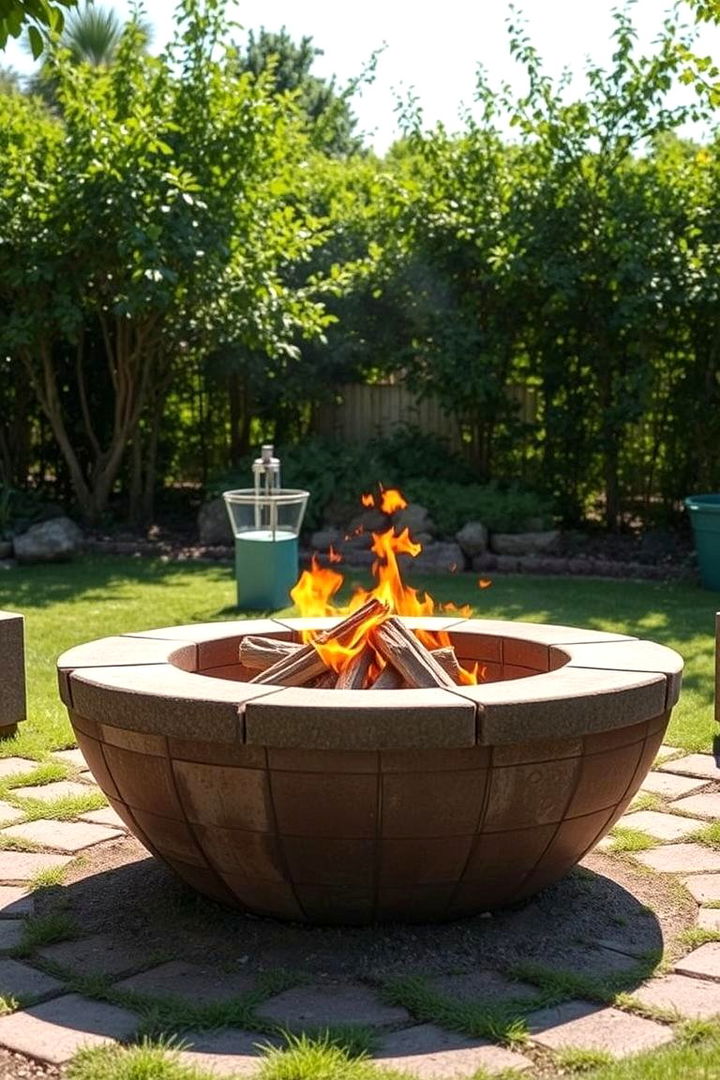 Eco Friendly Fire Pit - 22 Porch Fireplace Ideas