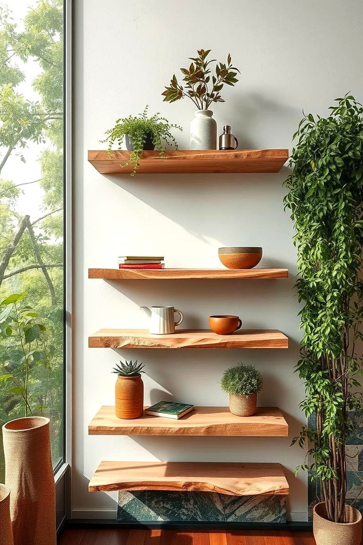 Eco Friendly Floating Shelves - 22 Floating Shelves Ideas