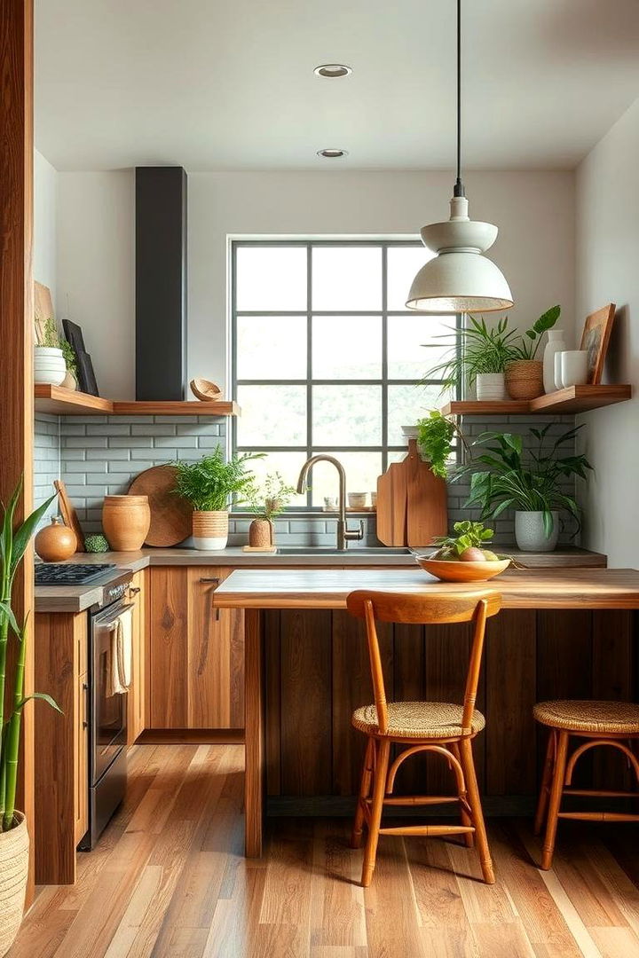 Eco Friendly Furniture Choices - 22 Organic Kitchen Design Ideas