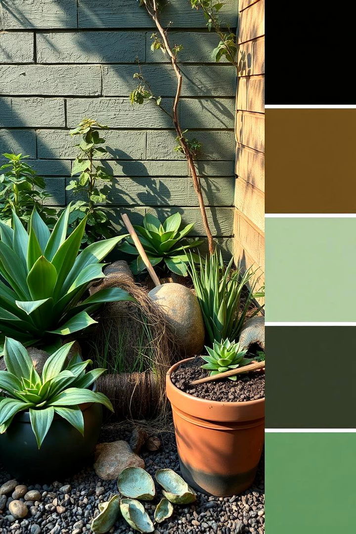 Eco Friendly Garden Palette - 22 Dark Green Exterior Ideas