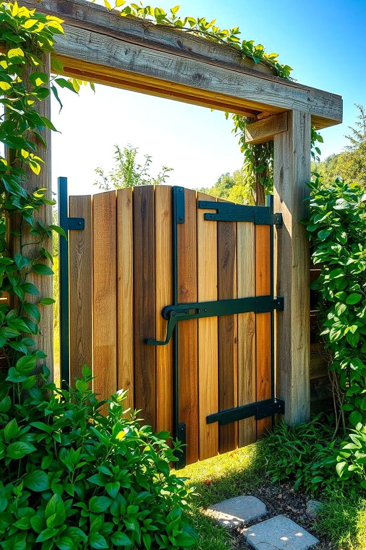 Eco Friendly Green Living Gate - 22 Driveway Gate Ideas