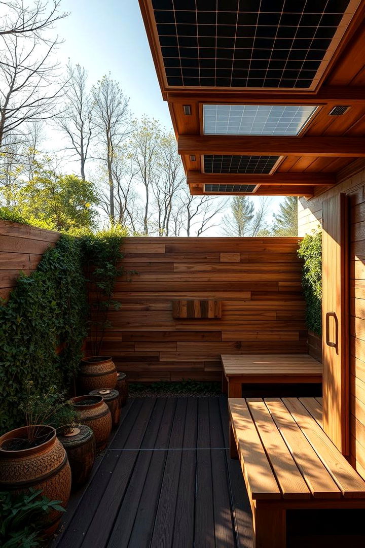 Eco Friendly Green Sauna Retreat - 22 Outdoor Sauna Ideas