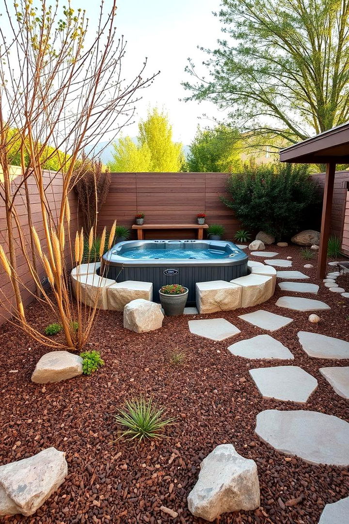 Eco Friendly Greenery - 22 Hot Tub Landscaping Ideas