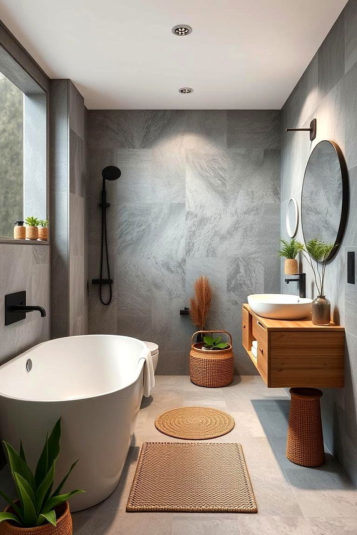 Eco Friendly Grey Bathroom Design - 22 Grey Bathroom Ideas