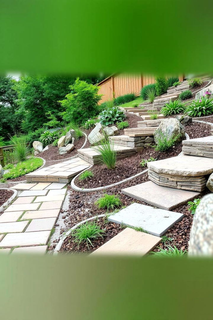 Eco Friendly Hardscaping Ideas - 22 Down Sloped Backyard Ideas
