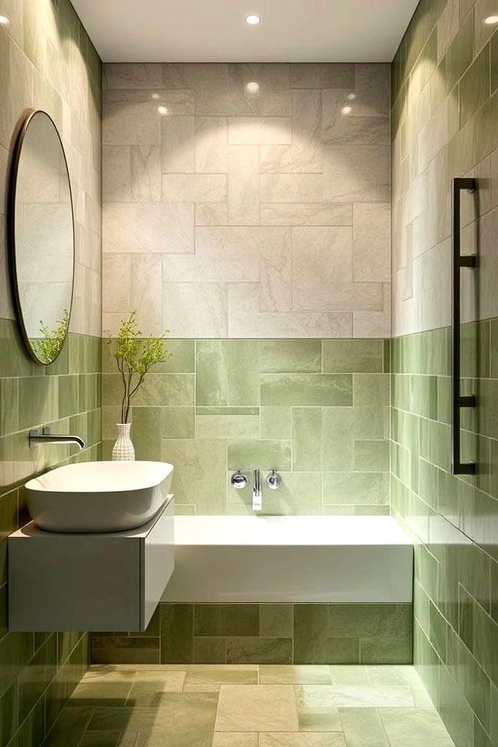 Eco Friendly Innovations - 22 Green Bathroom Tile Ideas