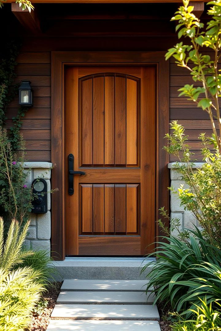 Eco Friendly Innovations - 22 Brown Front Door Ideas