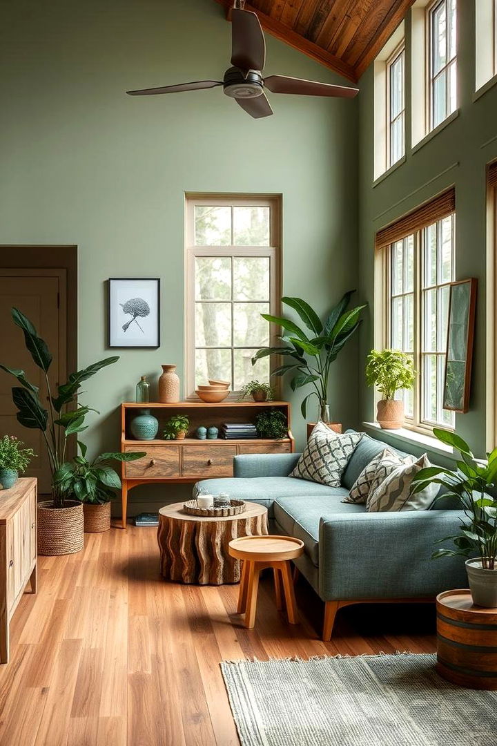 Eco Friendly Interiors in Sage - 22 Sage Green Paint Color Ideas