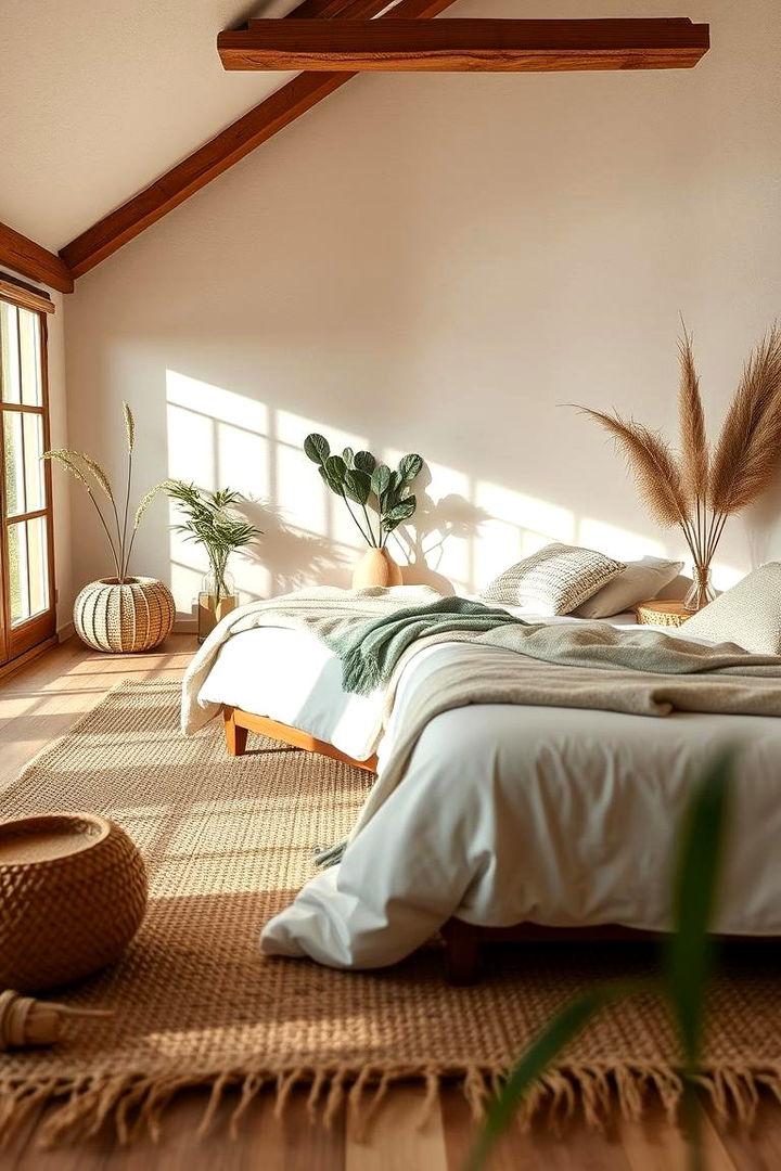 Eco Friendly Jute Rugs for Natural Textures - 22 bedroom rug ideas