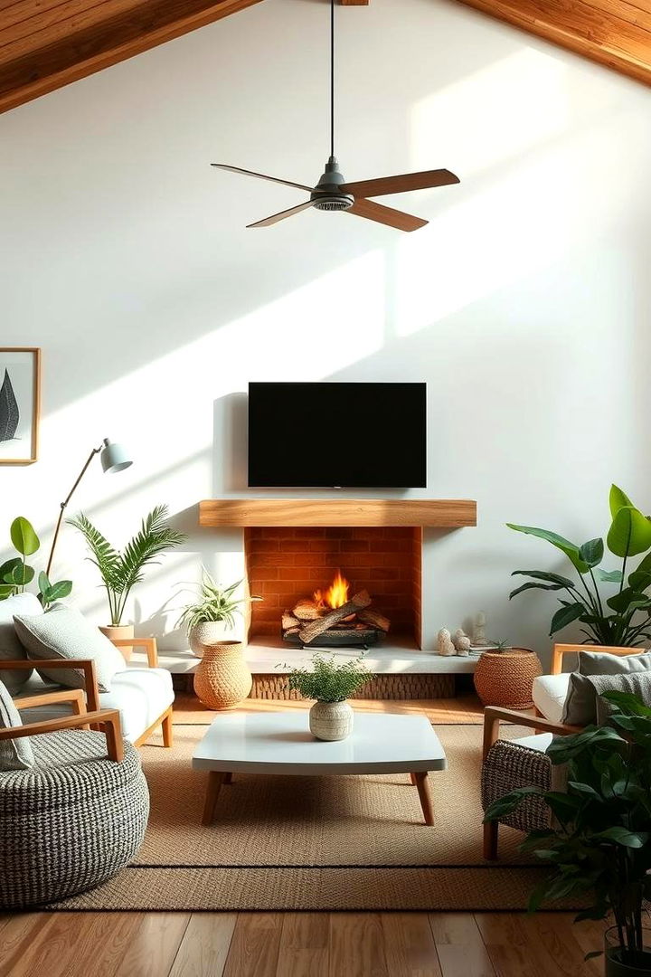 Eco Friendly Lighting Choices - 22 Fireplace Lighting Ideas