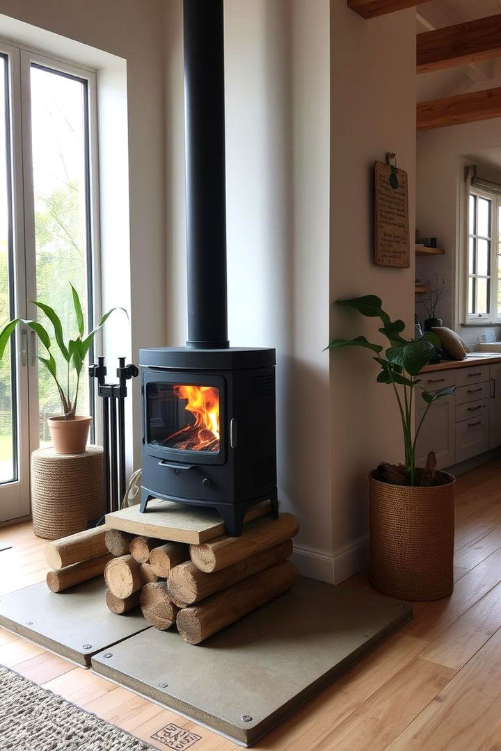 Eco Friendly Log Burner Setup - 22 Log Burner Ideas