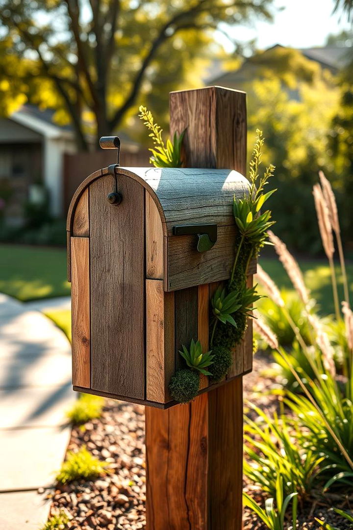 Eco Friendly Mailbox Post - 22 Mailbox Post Ideas