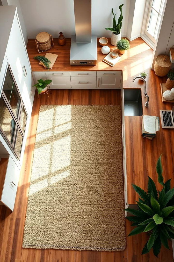 Eco Friendly Material Choices - 22 Kitchen Rug Ideas