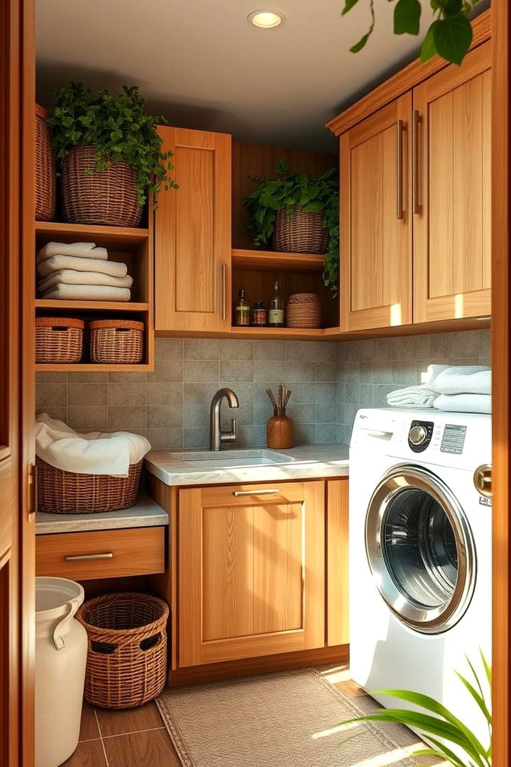 Eco Friendly Material Choices for Storage - 22 Small Utility Room Ideas