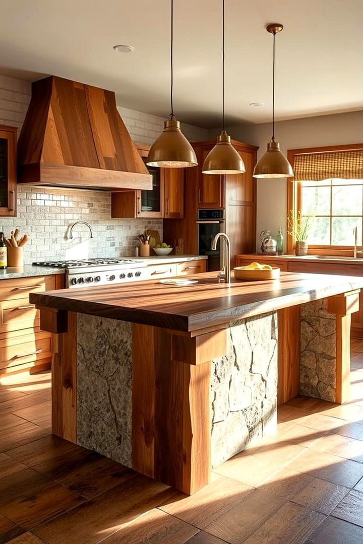 Eco Friendly Material Island - 22 Small Kitchen Island Ideas