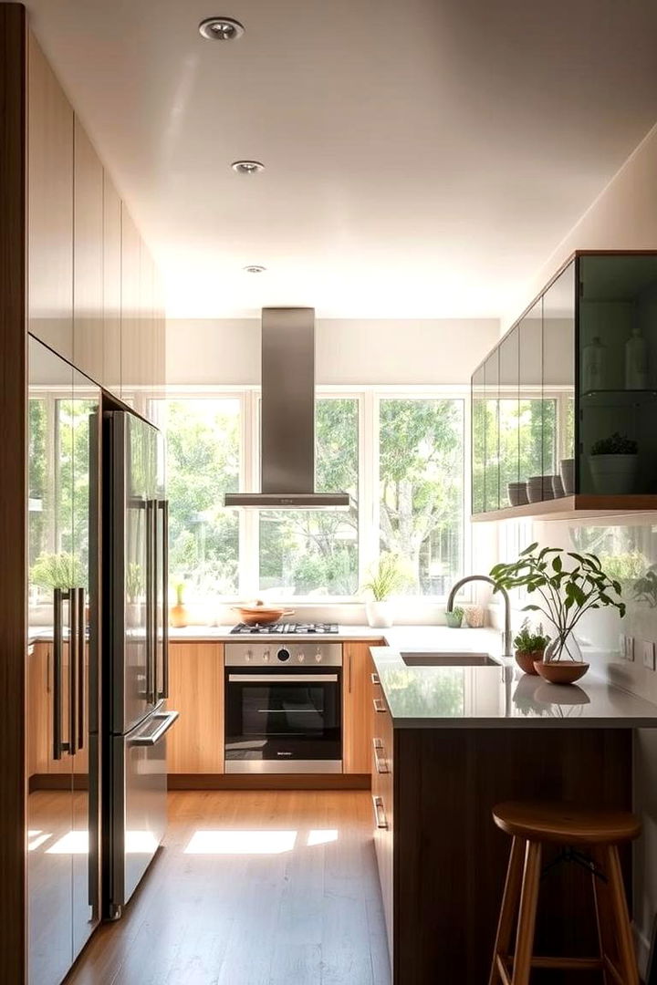 Eco Friendly Materials and Sustainability - 22 Modern Style Glass Kitchen Cabinets