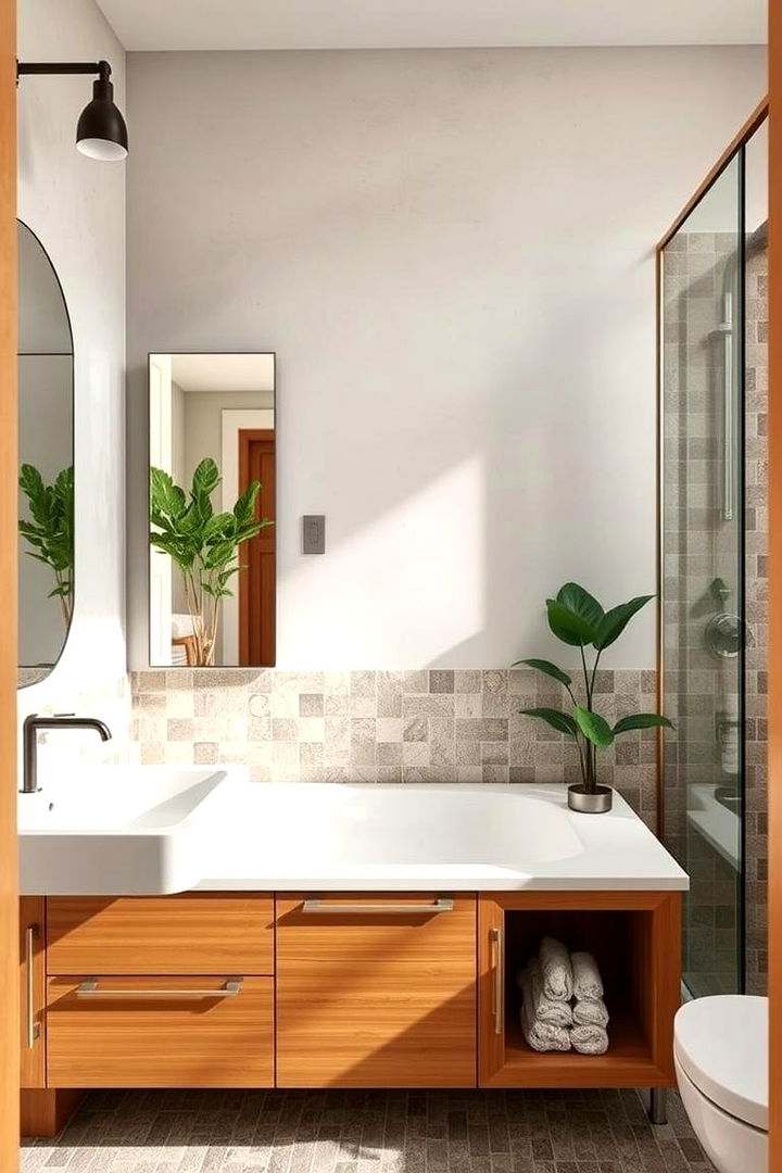 Eco Friendly Materials for Sustainable Chic - 22 Elegant Bathroom Decor Ideas