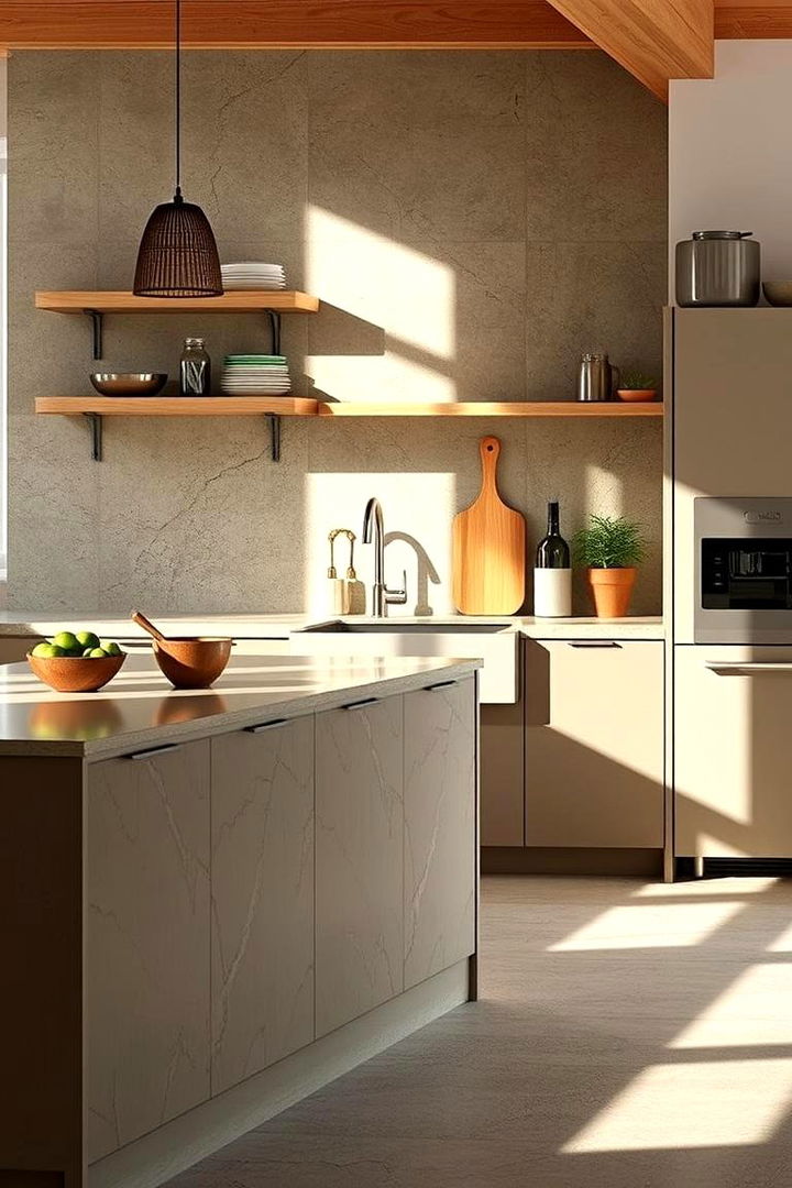 Eco Friendly Microcement Finishes - 22 Microcement Kitchen Ideas