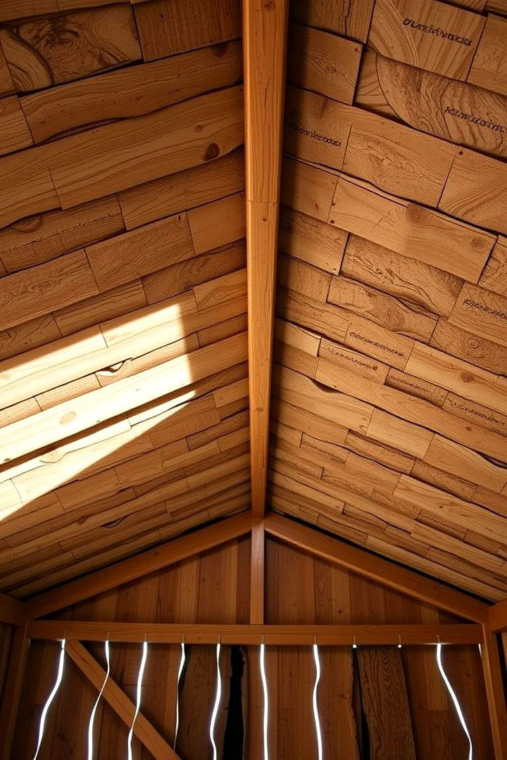 Eco Friendly Natural Elements - 22 Shed Ceiling Ideas