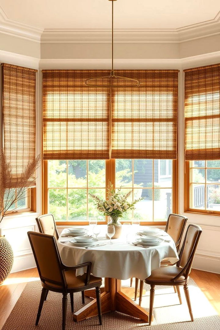 Eco Friendly Natural Fibers - 22 Dining Room Window Treatments