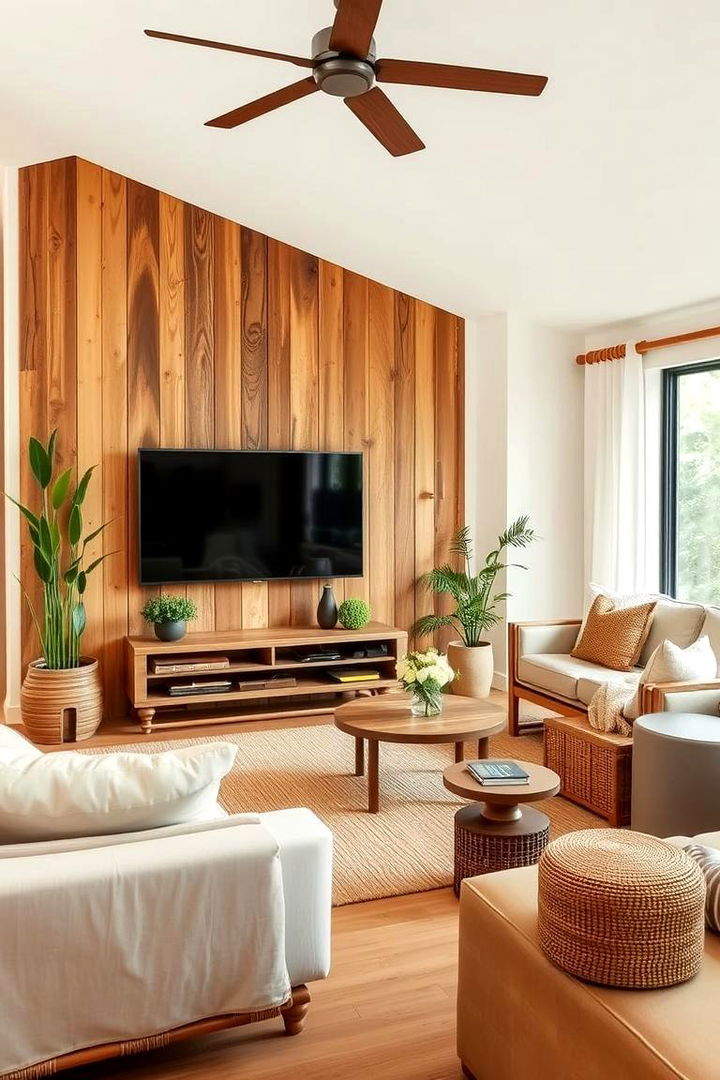 Eco Friendly Natural Materials - 22 Tv Room Ideas