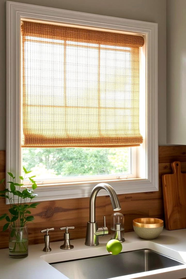 Eco Friendly Natural Window Decor - 22 Kitchen Window Ideas