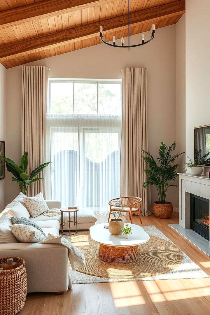 Eco Friendly Neutral Oasis - 22 Cream Living Room Ideas