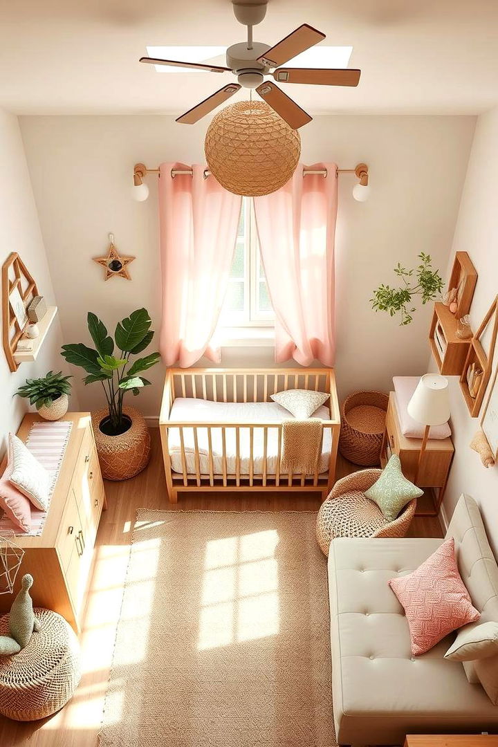 Eco Friendly Nursery Decor - 22 Pink and Green Nursery Ideas