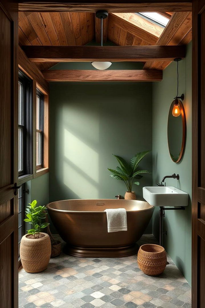 Eco Friendly Oasis - 22 Sage Green Bathroom Ideas