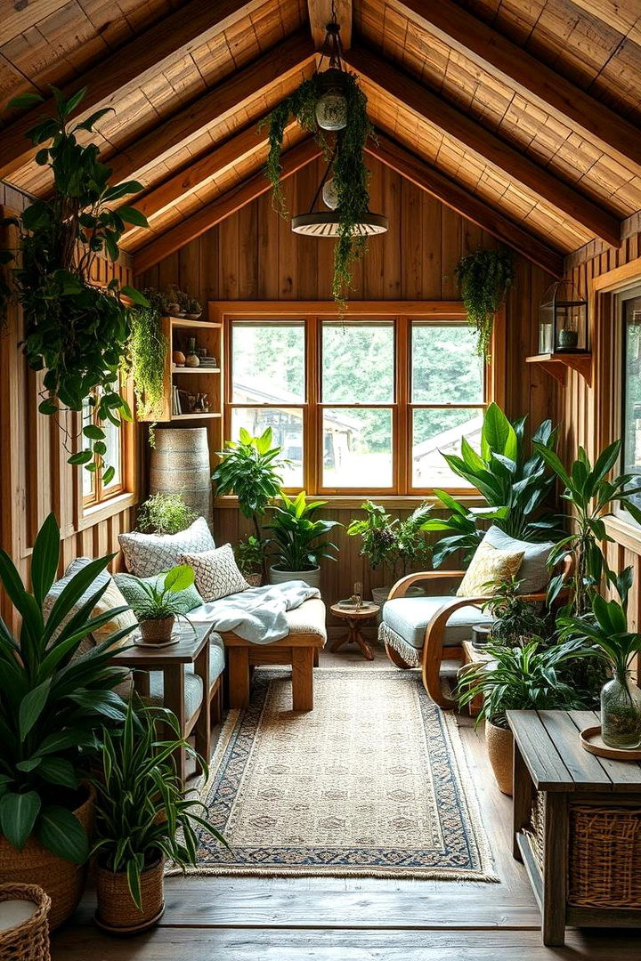 Eco Friendly Oasis - 22 She Shed Interior Ideas