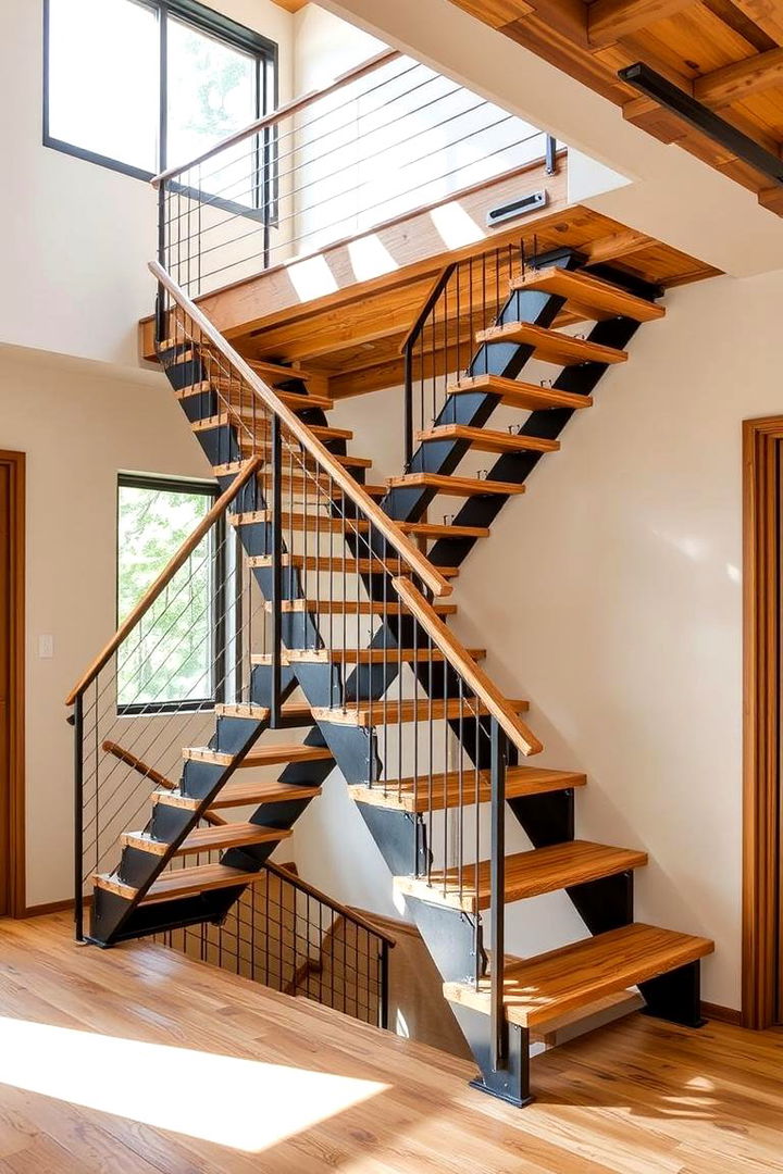 Eco Friendly Open Staircase Designs - 22 Open Staircase Ideas