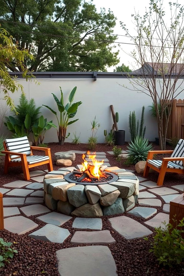 Eco Friendly Outdoor Living - 22 Patio Ideas With Firepit