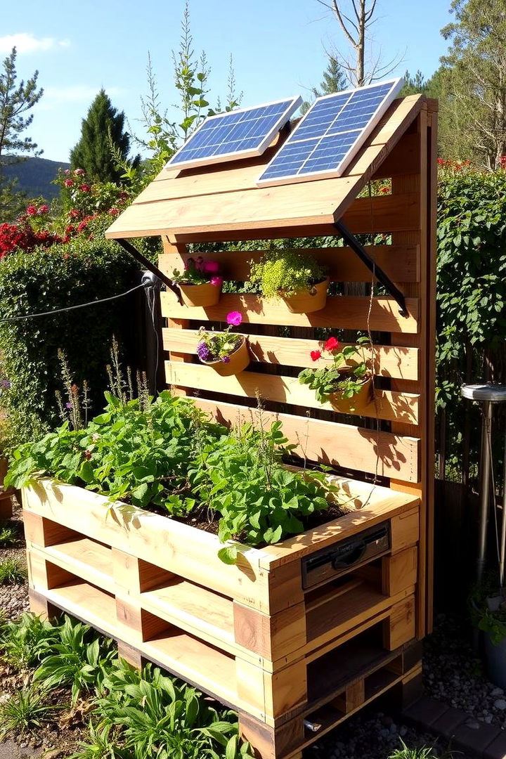 Eco Friendly Pallet Garden Innovation - 22 Pallet Garden Ideas