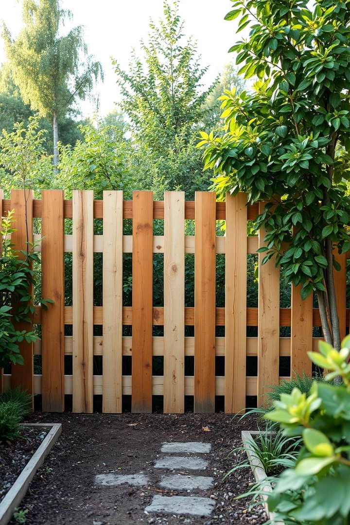 Eco Friendly Pallet Wood Fence - 22 Vegetable Garden Fence Ideas