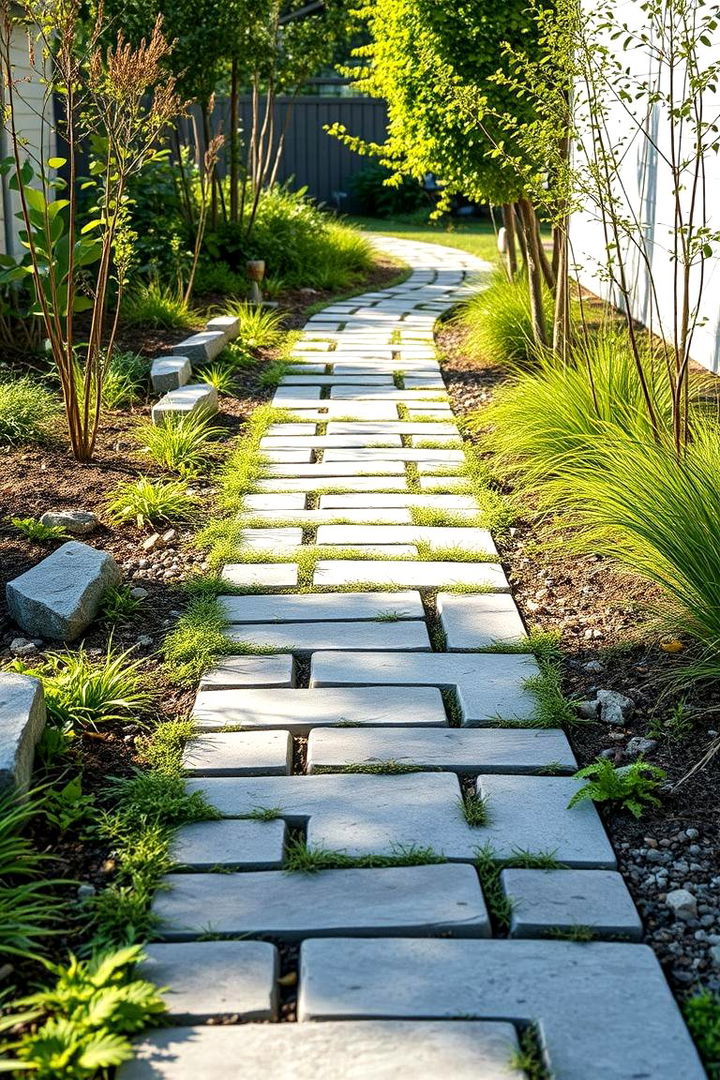 Eco Friendly Permeable Garden Path - 22 Garden Path Ideas