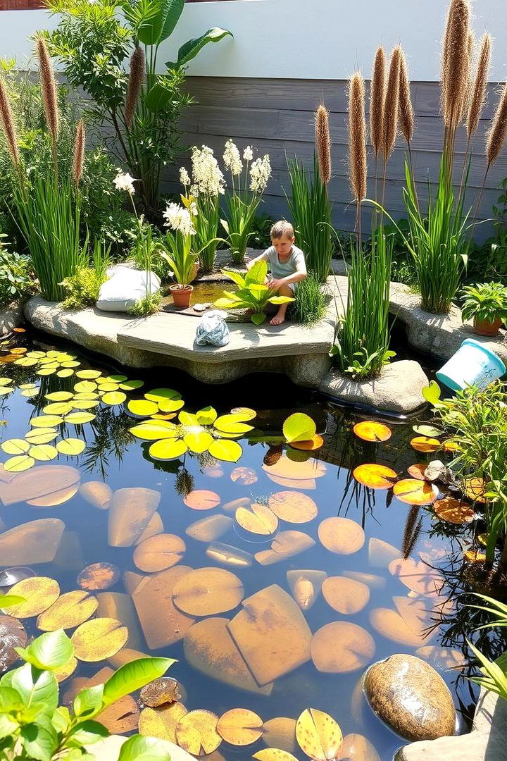 Eco Friendly Pond - 22 Backyard Pond Ideas