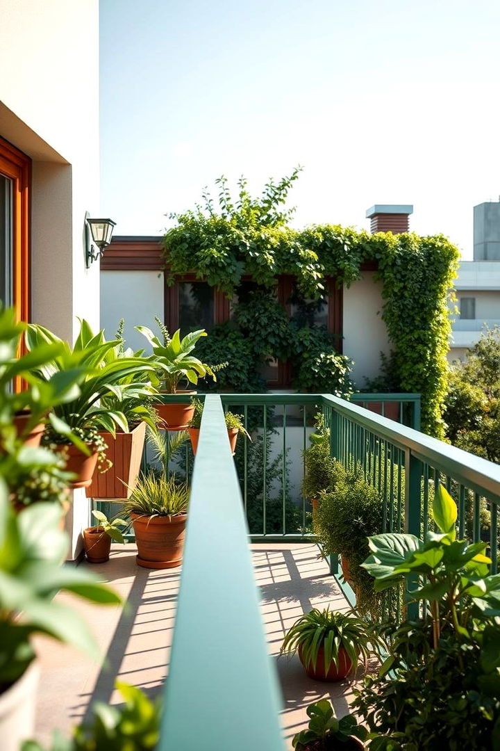 Eco Friendly Railing Designs with Planters - 22 Balcony Railing Design Ideas
