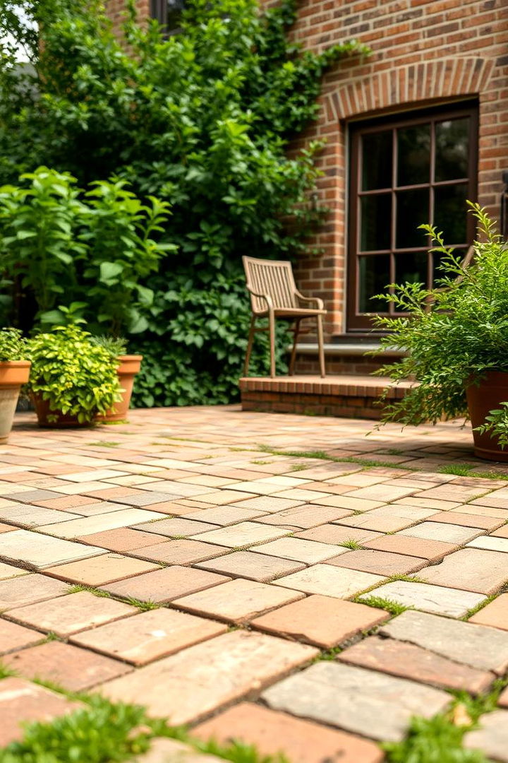 Eco Friendly Reclaimed Brick Design - 22 Brick Patio Ideas