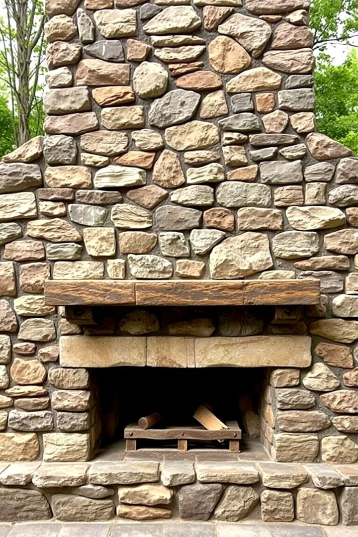 Eco Friendly Reclaimed Stone - 22 Stone Fireplace Ideas