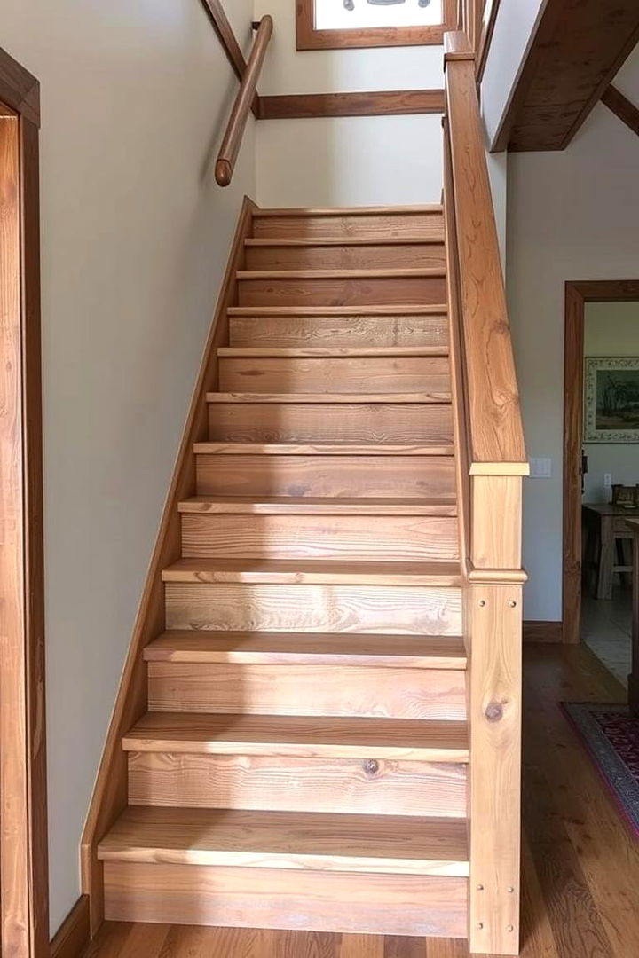 Eco Friendly Reclaimed Wood - 22 Wooden Staircase Ideas