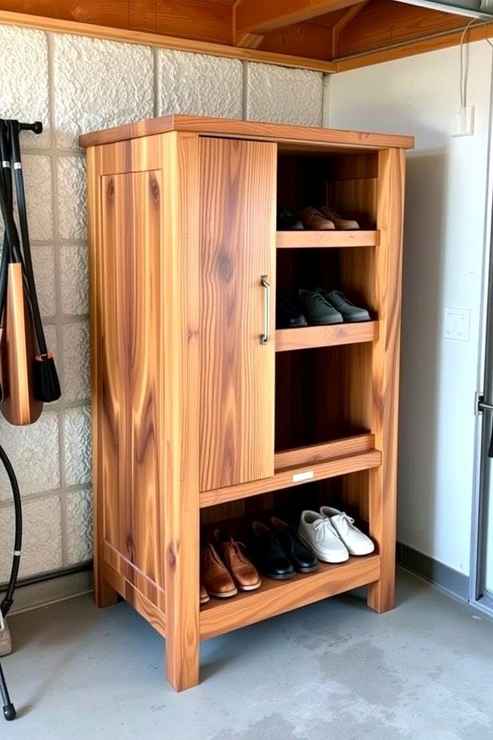 Eco Friendly Reclaimed Wood Racks - 22 Garage Shoe Storage Ideas