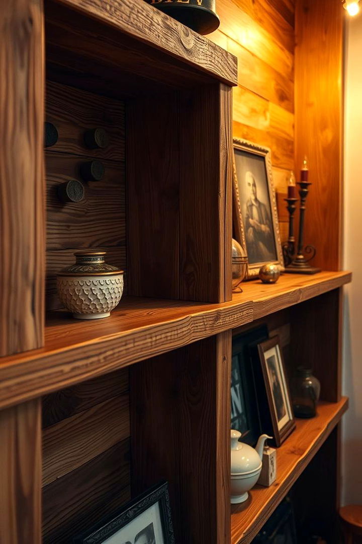 Eco Friendly Reclaimed Wood Shelves - 22 Wall Storage Ideas