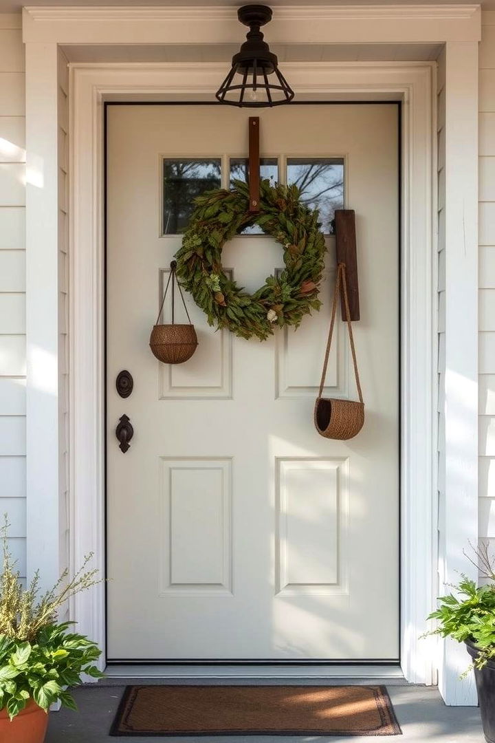 Eco Friendly Recycled Decor - 22 Summer Front Door Decor Ideas