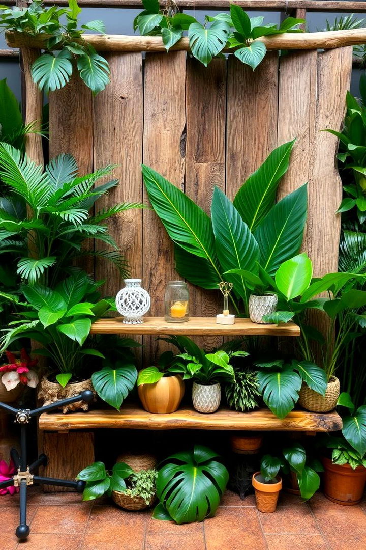 Eco Friendly Recycled Decor - 22 Tropical Backyard Ideas