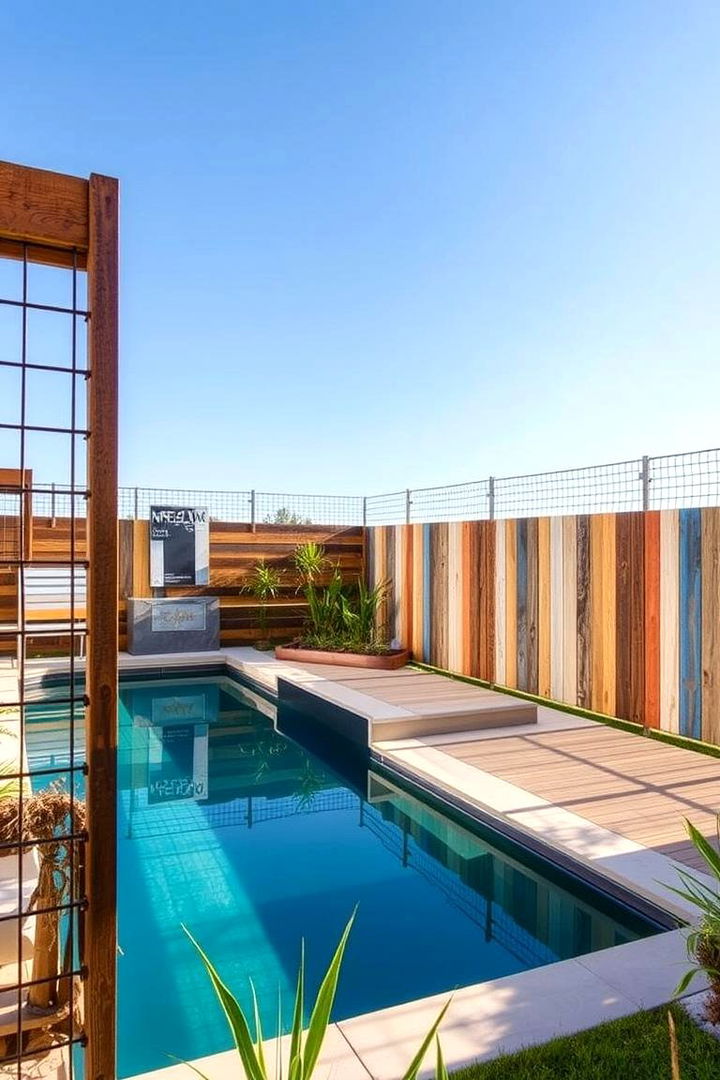 Eco Friendly Recycled Fencing - 22 Pool Fence Ideas